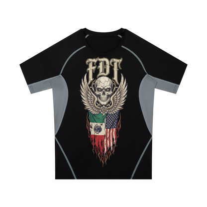 FDT Anti Trump Exercise Tee Men's Raglan Panel Training T-Shirt