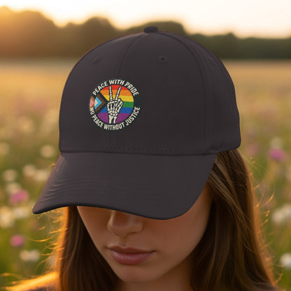 Peace With Pride Embroidered Hat Fashionable product