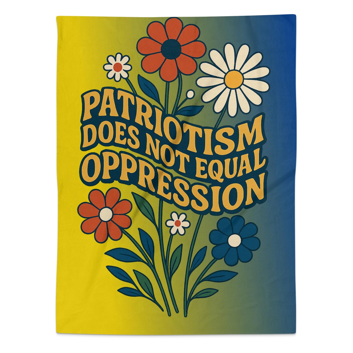 Patriotism Does Not Equal Oppression Blanket product