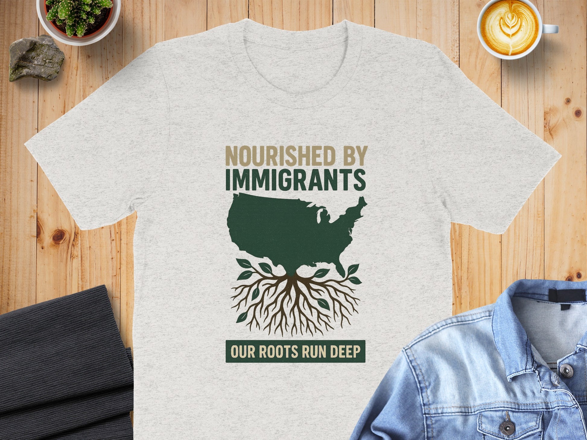 Nourished By Immigrants Our Roots Run Deep product type