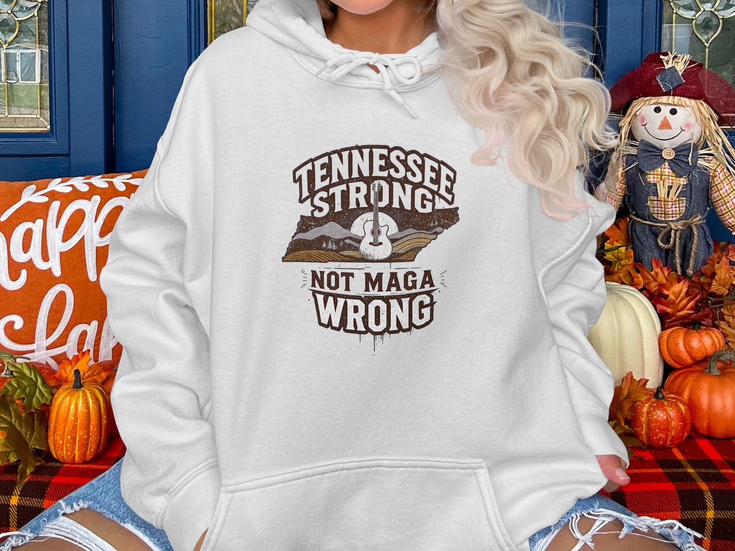 Tennessee Strong Not MAGA Wrong Hoodie product