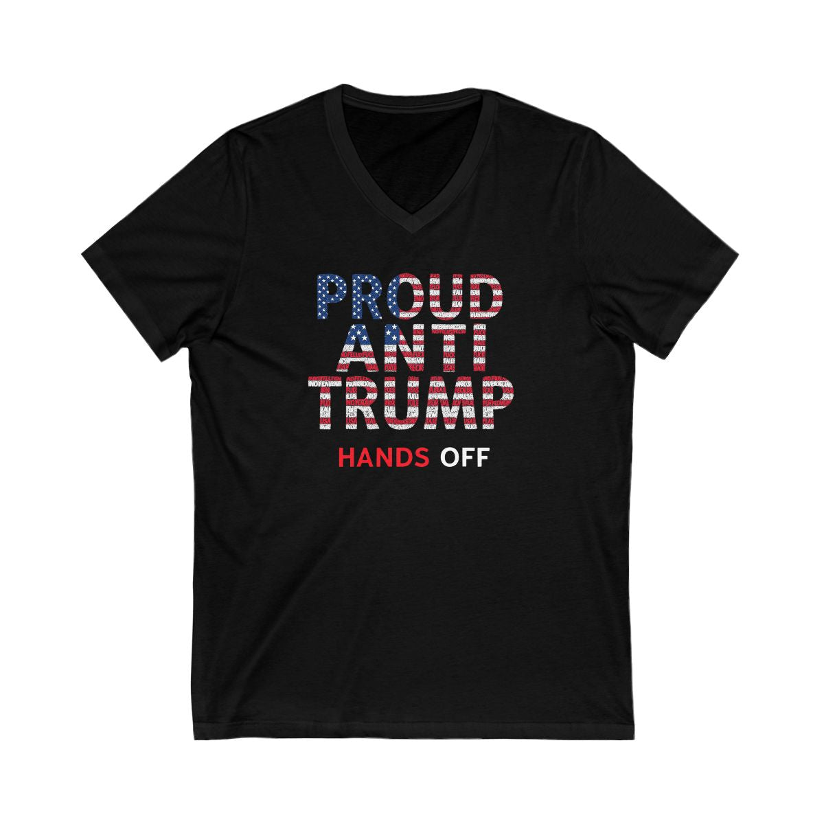 Proud Anti Trump Hands Off Graphic T-shirt Product