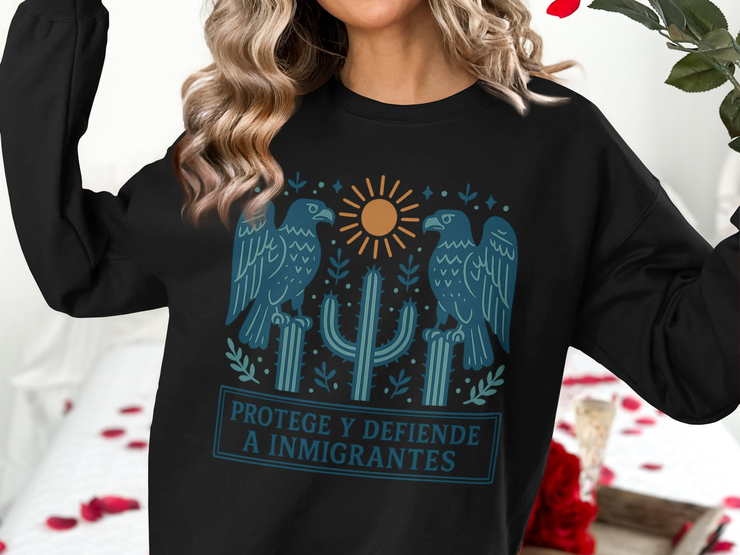 Protege Y Defiende A Inmigrantes Long Sleeve Shirt Product