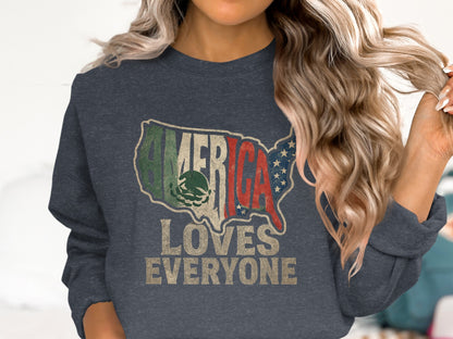 America Loves Everyone Graphic Sweatshirt product