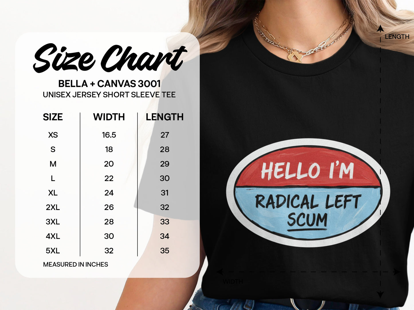 Hello I'm Radical Left Scum Unisex Jersey Tee