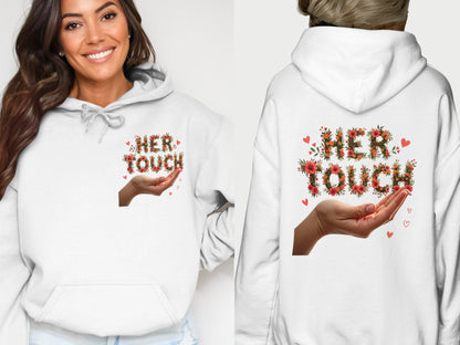 Her Touch Graphic Hoodie Sweatshirt Casual Wear product