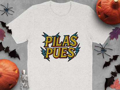 Pilas Pues Graphic Halloween Short Sleeve Shirt product