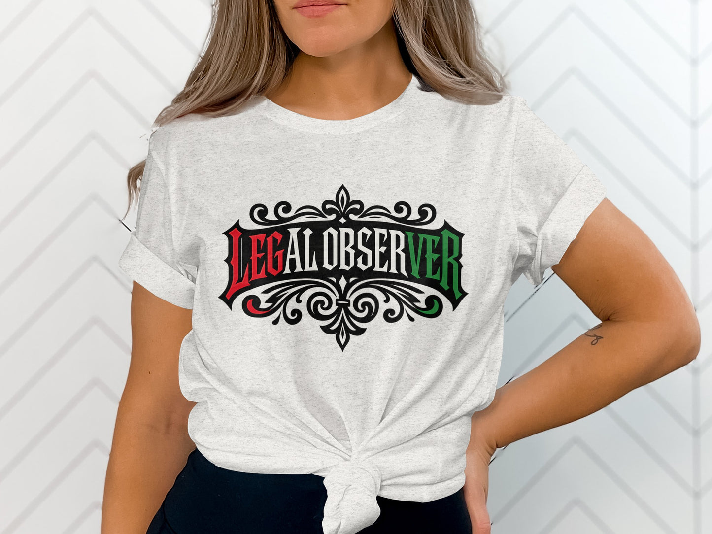 Legal Observer Graphic Tee for Casual Style