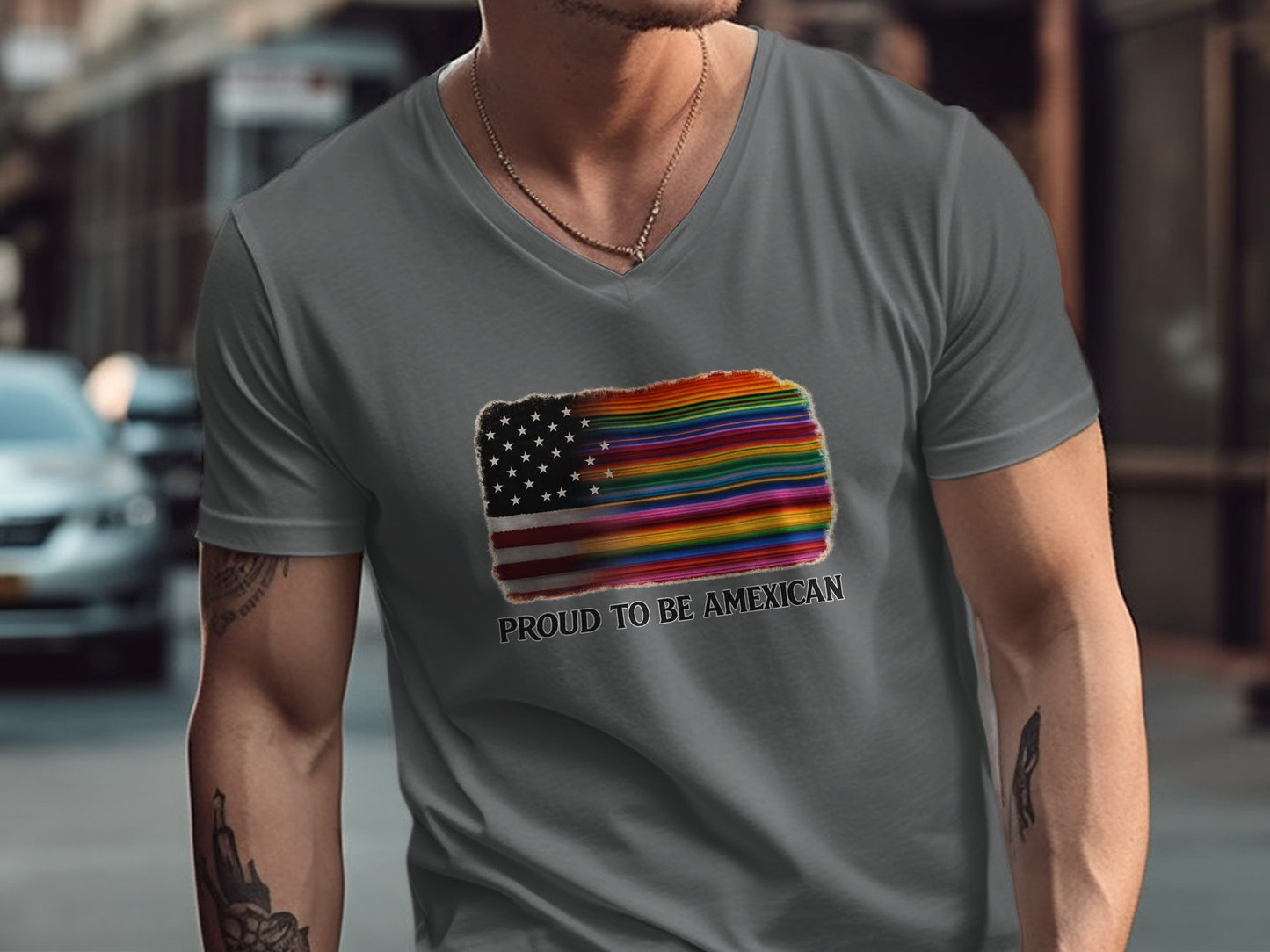Proud to Be AMexican Graphic Tee Shirt product type