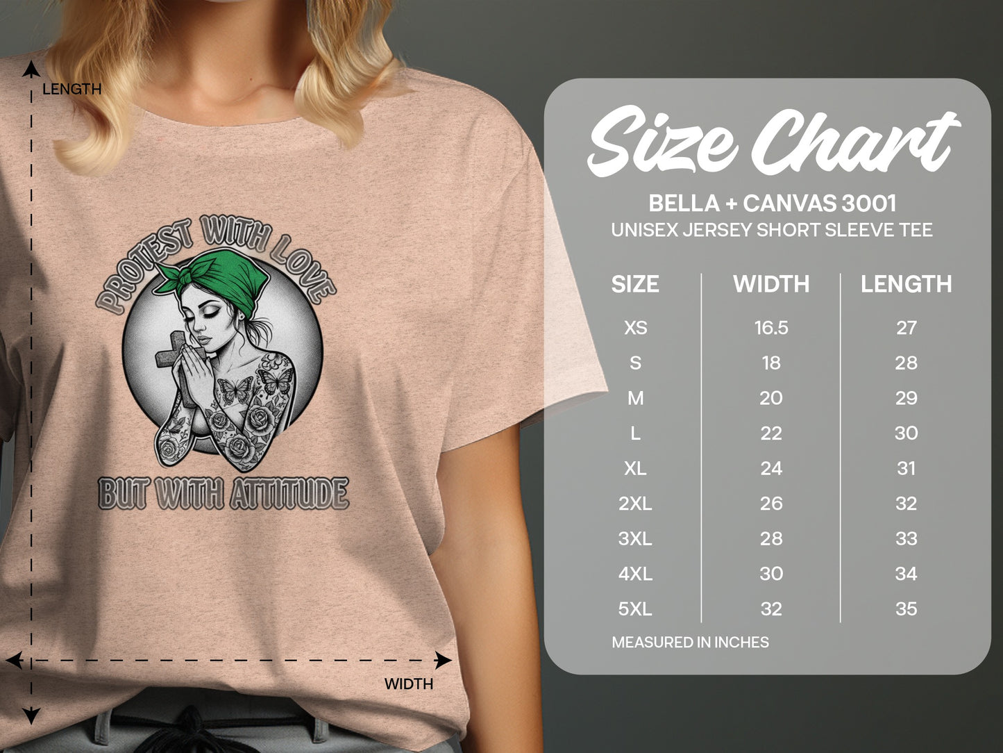 Pray with Love Attitude Unique Graphic Tee