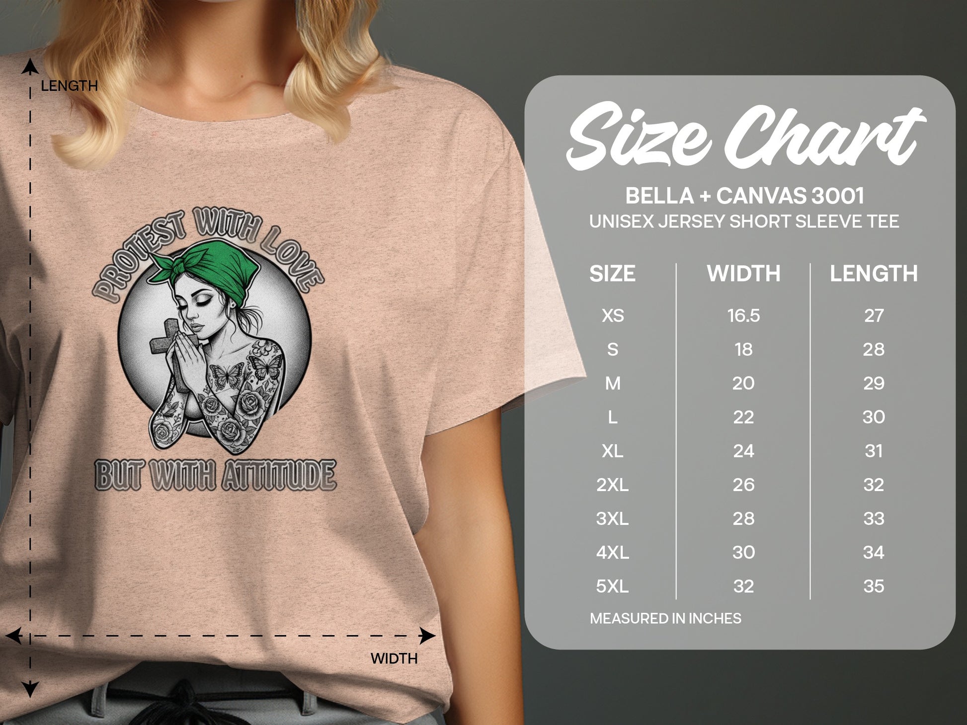 Pray with Love Attitude Unique Graphic Tee