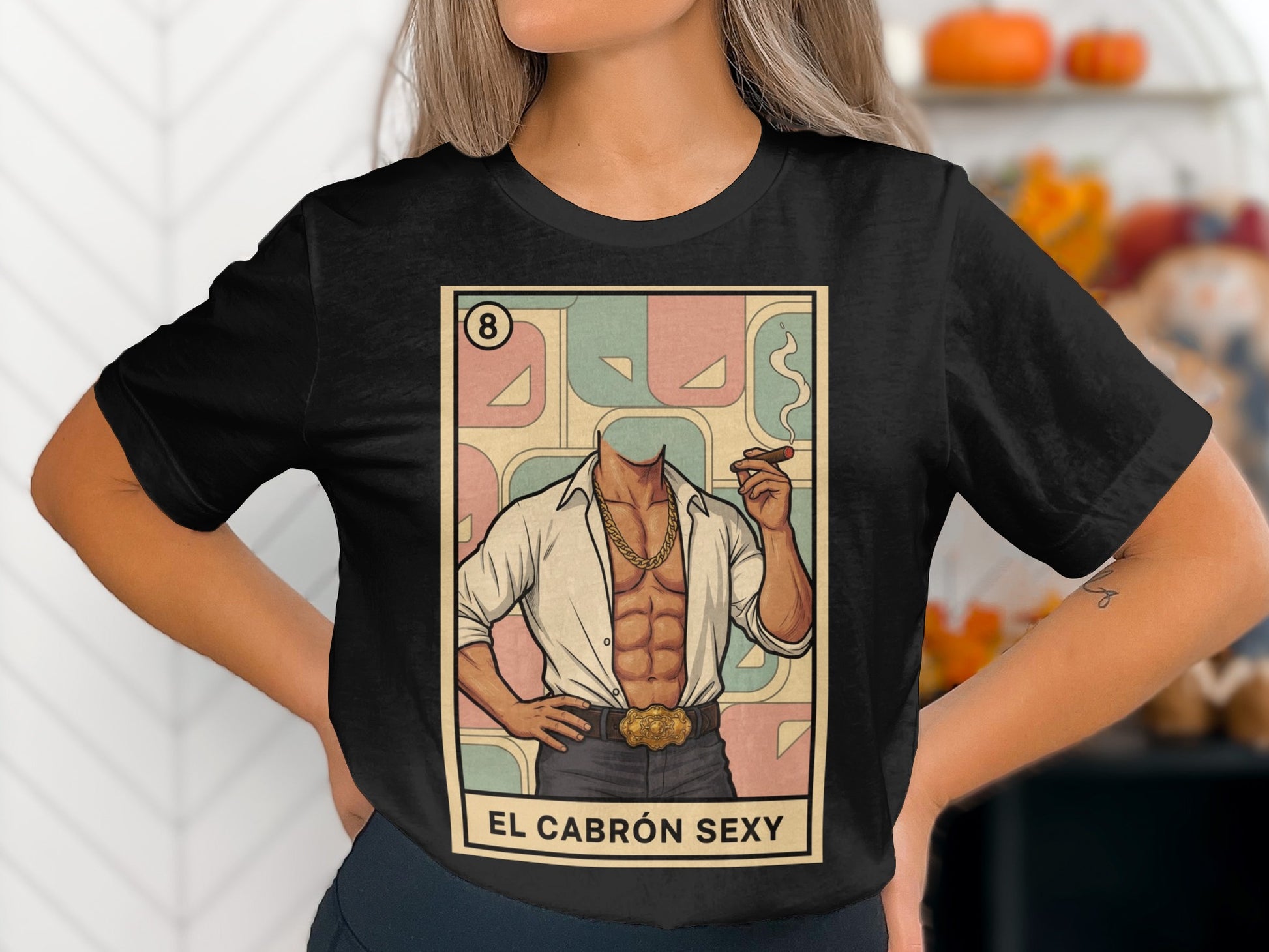 El Cabrón Sexy Muscle Body Character T-shirt product
