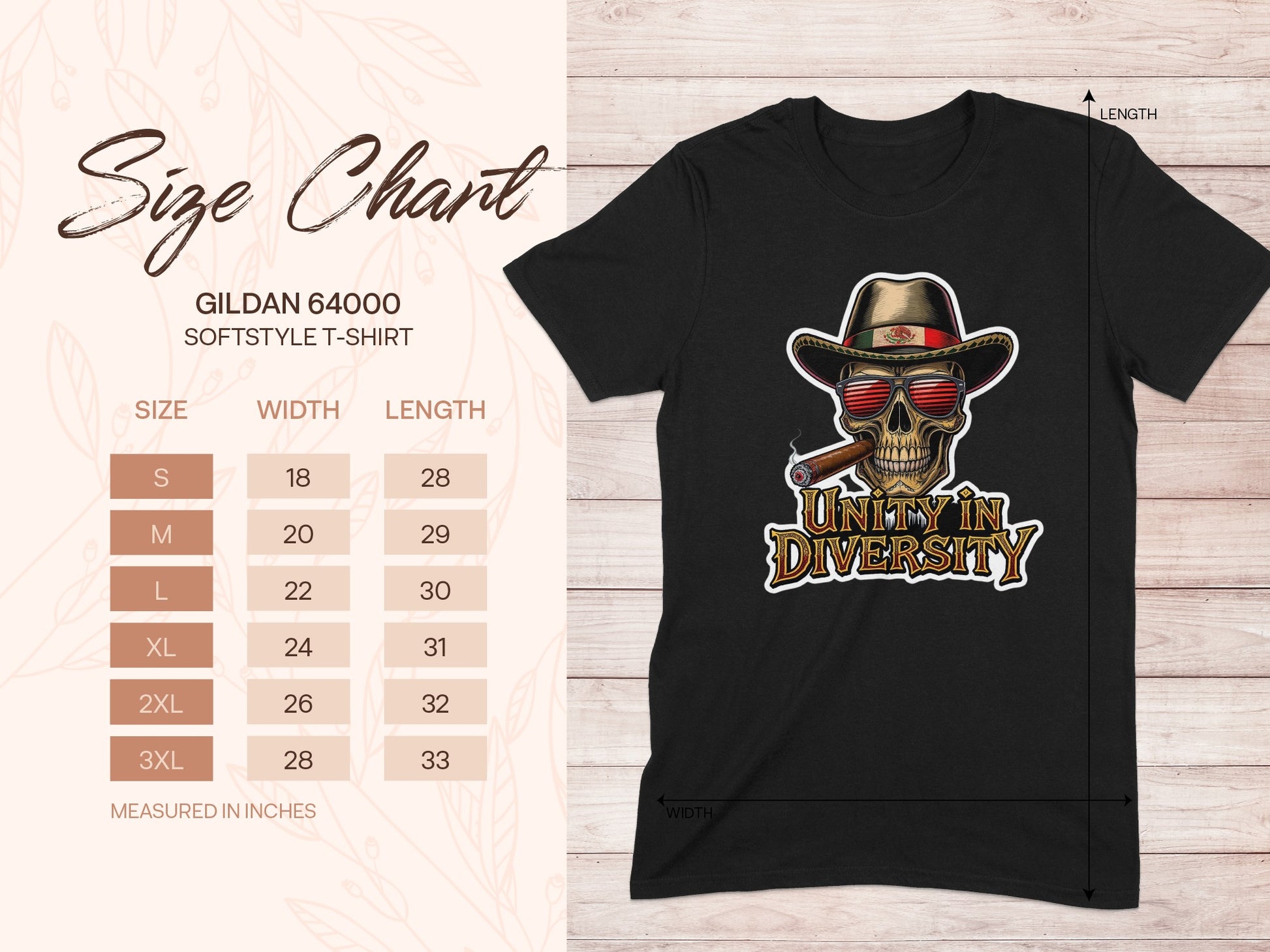 Unity in Diversity Skull Graphic T-Shirt product type