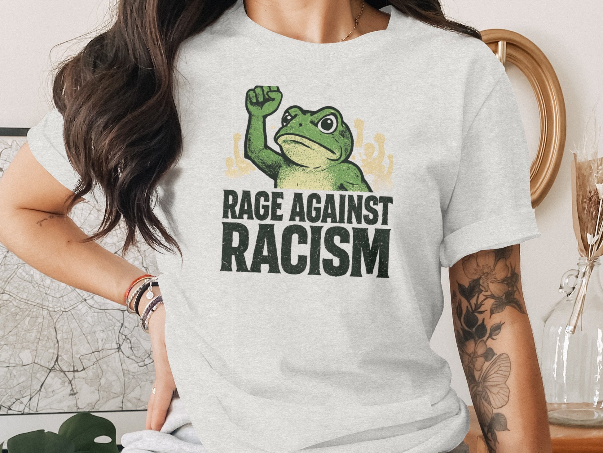 Rage Against Racism Graphic T-Shirt