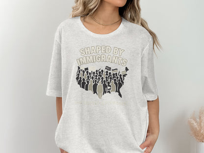 Shaped By Immigrants Graphic Statement Shirt product
