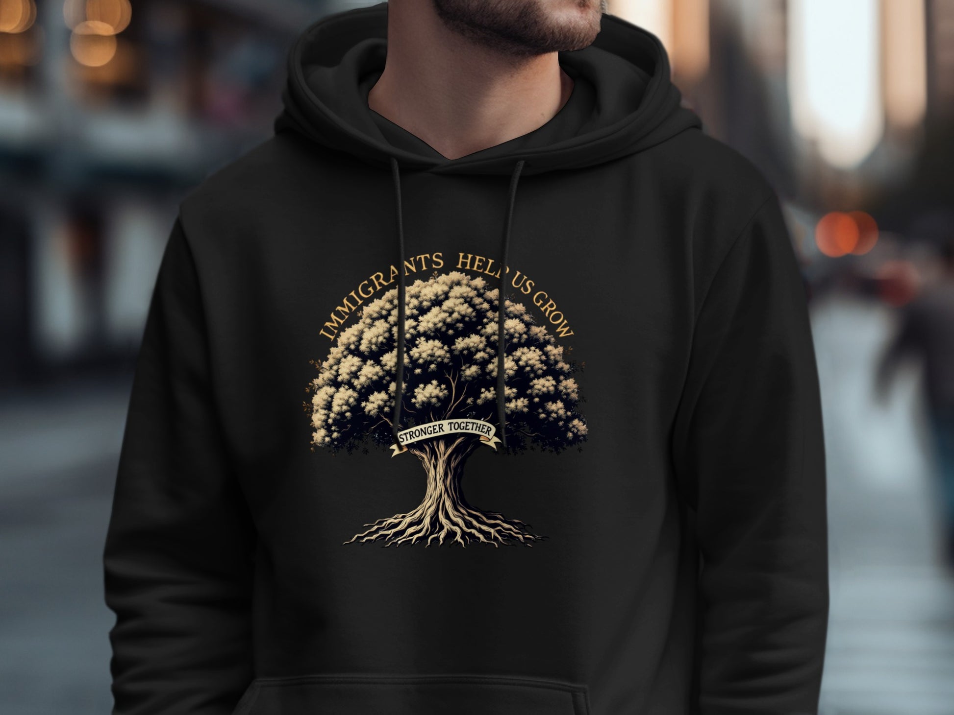 Immigrants Help Us Grow Stronger Together hoodie product