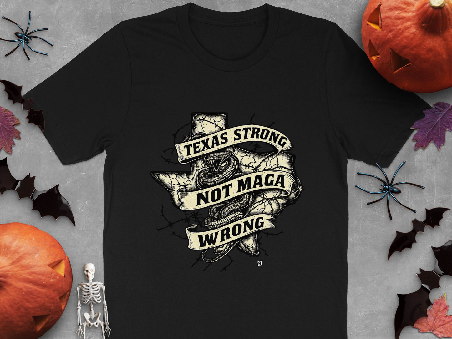 Texas Strong Not Maga Wrong Graphic Tshirt product type