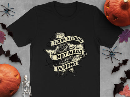 Texas Strong Not Maga Wrong Graphic Tshirt product type