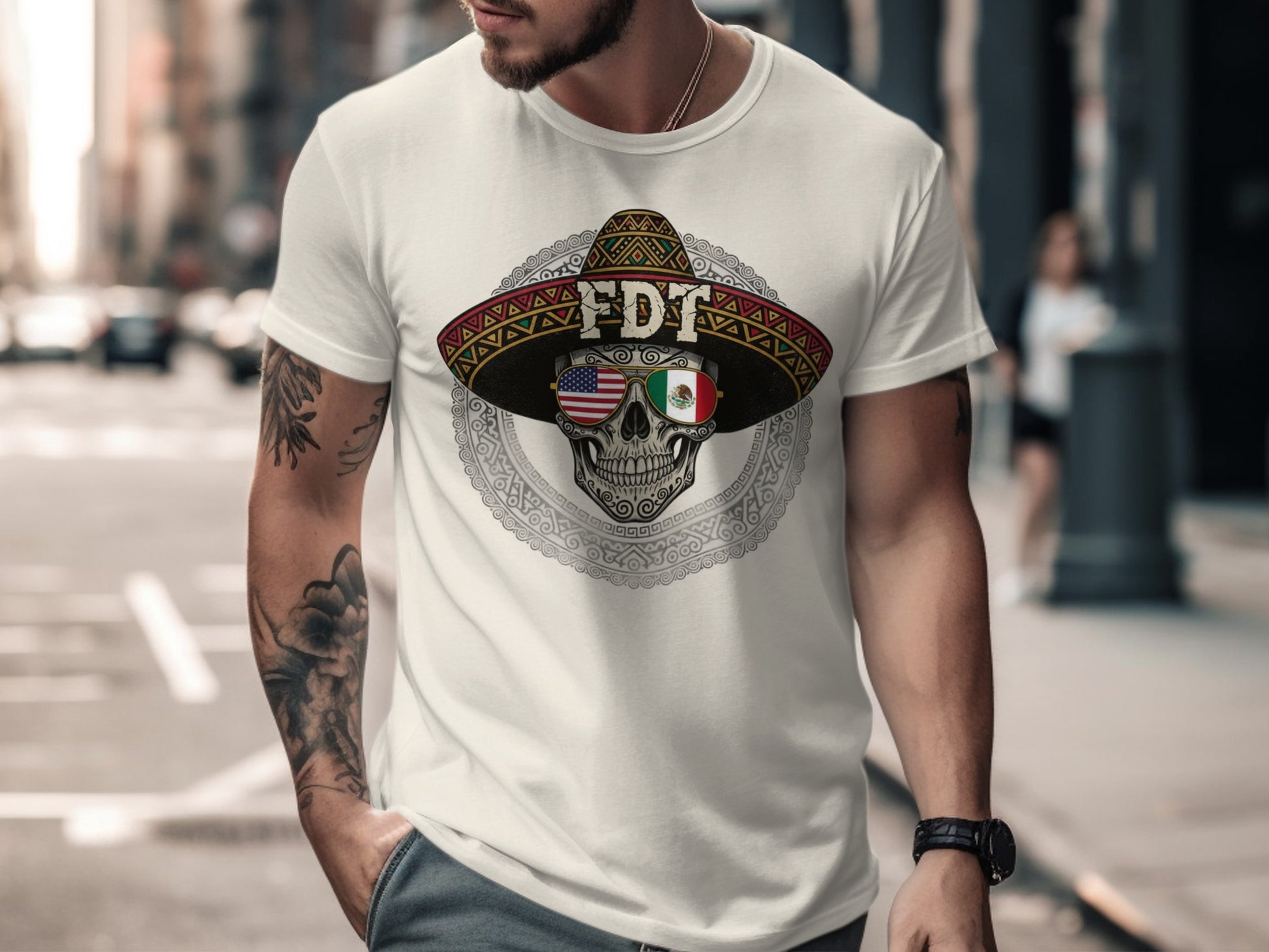 Unique Skull Design T-Shirt for Fashion Enthusiasts