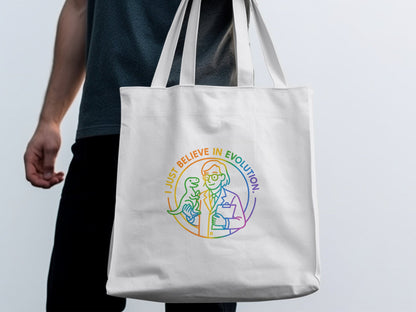 I Just Believe In Evolution Tote Bag product type
