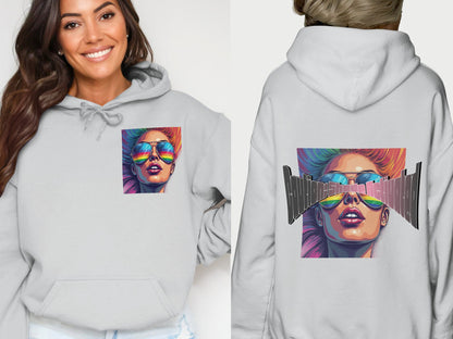 Unique Artistic Hoodie with Colorful Design product type