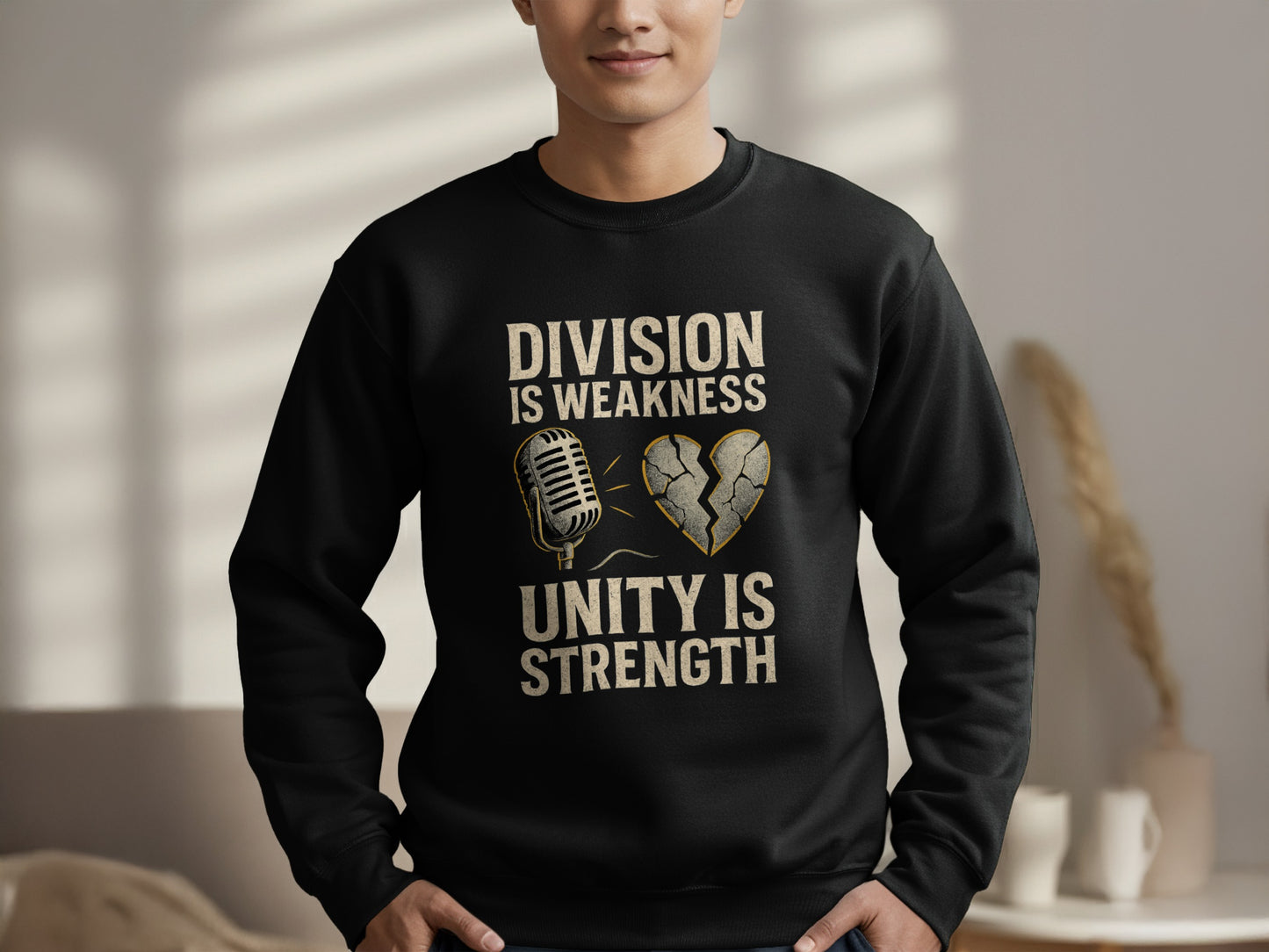Division Is Weakness Unity Is Strength Sweatshirt product type