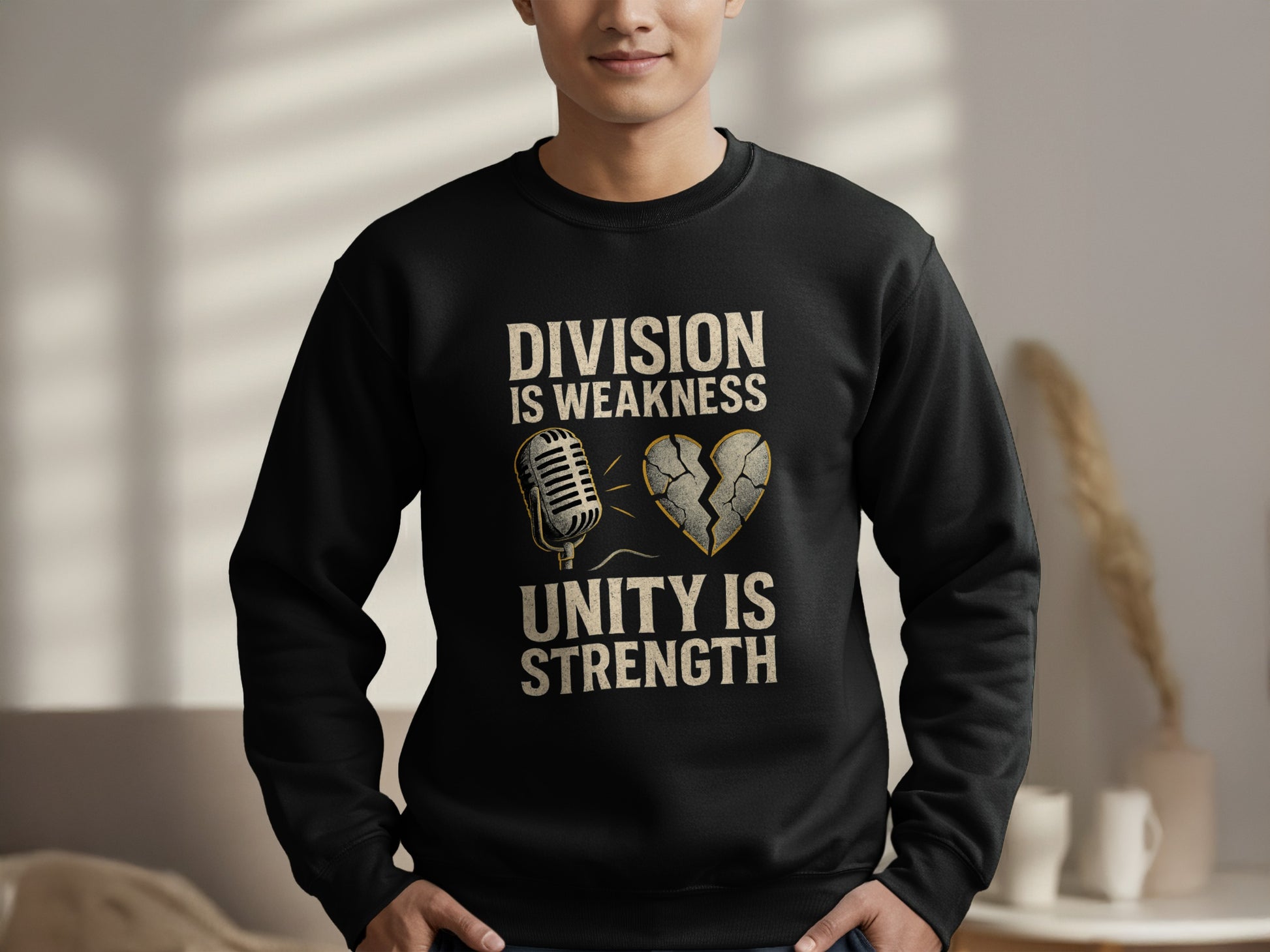 Division Is Weakness Unity Is Strength Sweatshirt product type