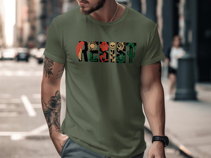 Resist Themed Graphic Print T-shirt Ideal Statement Top