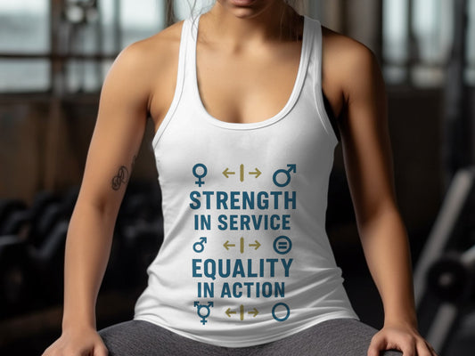 Strength in Service Equality in Action Tank Top