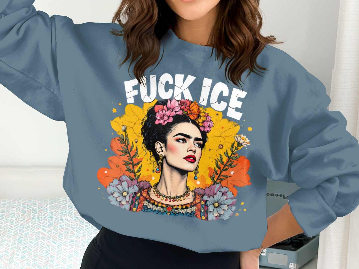 Artistic Portrait Graphic Sweatshirt Fashion