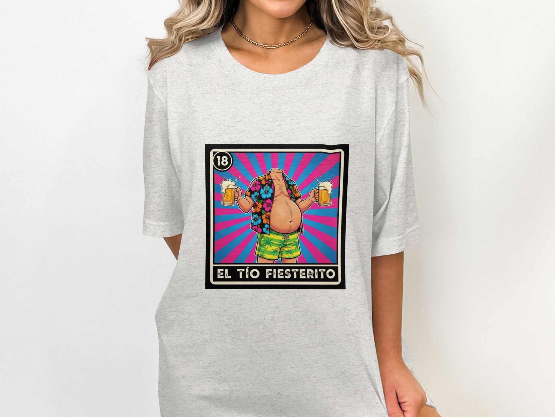 El Tio Fiesterito Graphic Tee Fun Novelty Shirt product type