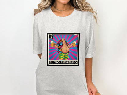 El Tio Fiesterito Graphic Tee Fun Novelty Shirt product type