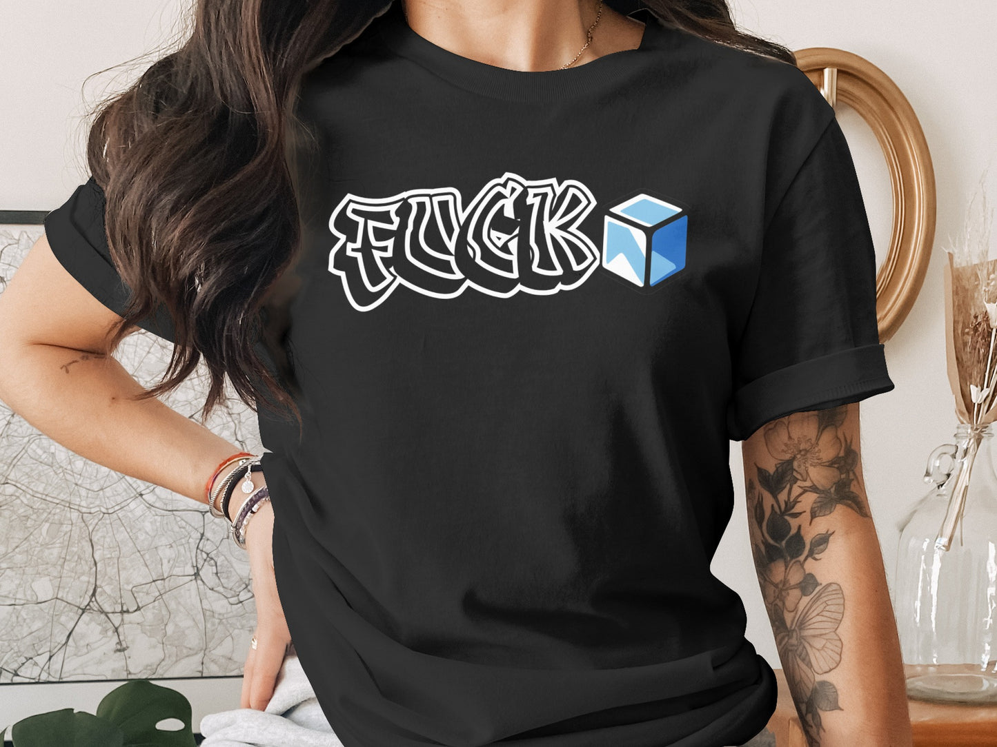 Cool Urban Street Style Graffiti Short Sleeve Shirt product