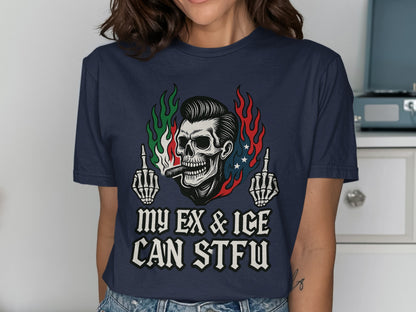 My Ex and Ice Can STFU Graphic T-Shirt Product