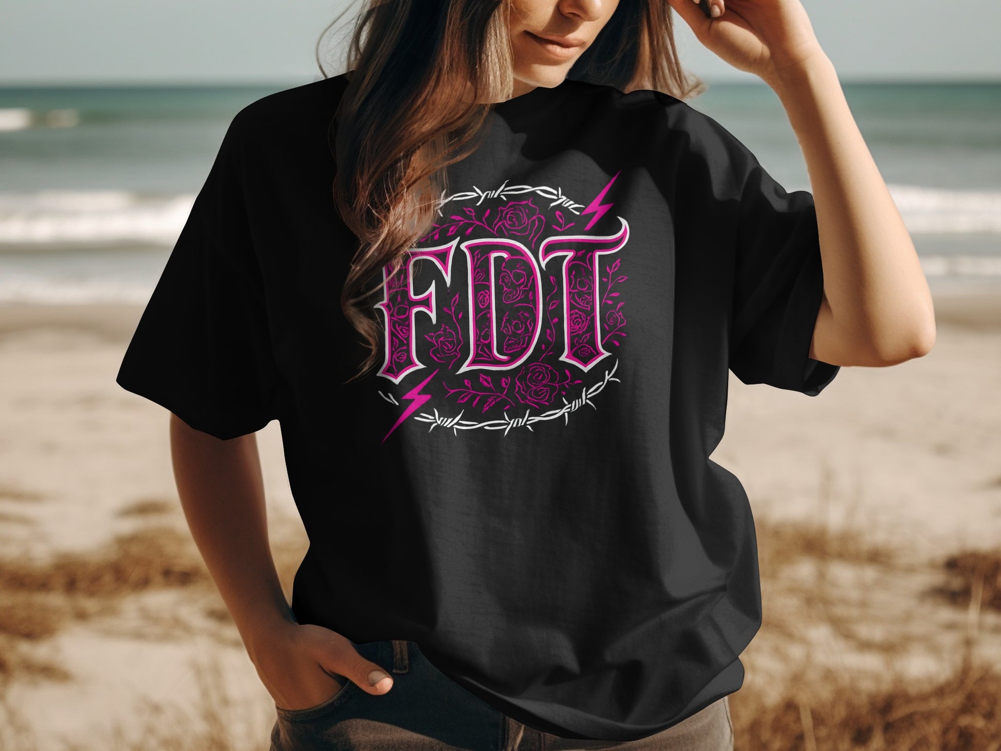 Bold Beach Style FDT Graphic Tee Shirt product