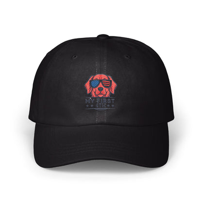 My First Fourth of July Dog Design Cap product type