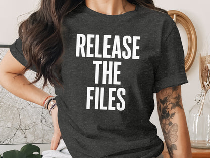 Release The Files Graphic Print T-Shirt product