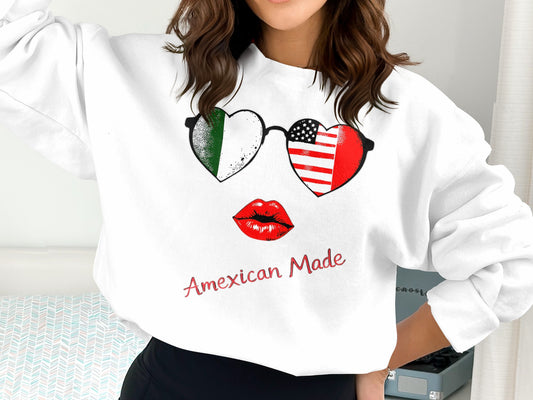 Amexican Made Graphic Sweatshirt Eye Catching Product