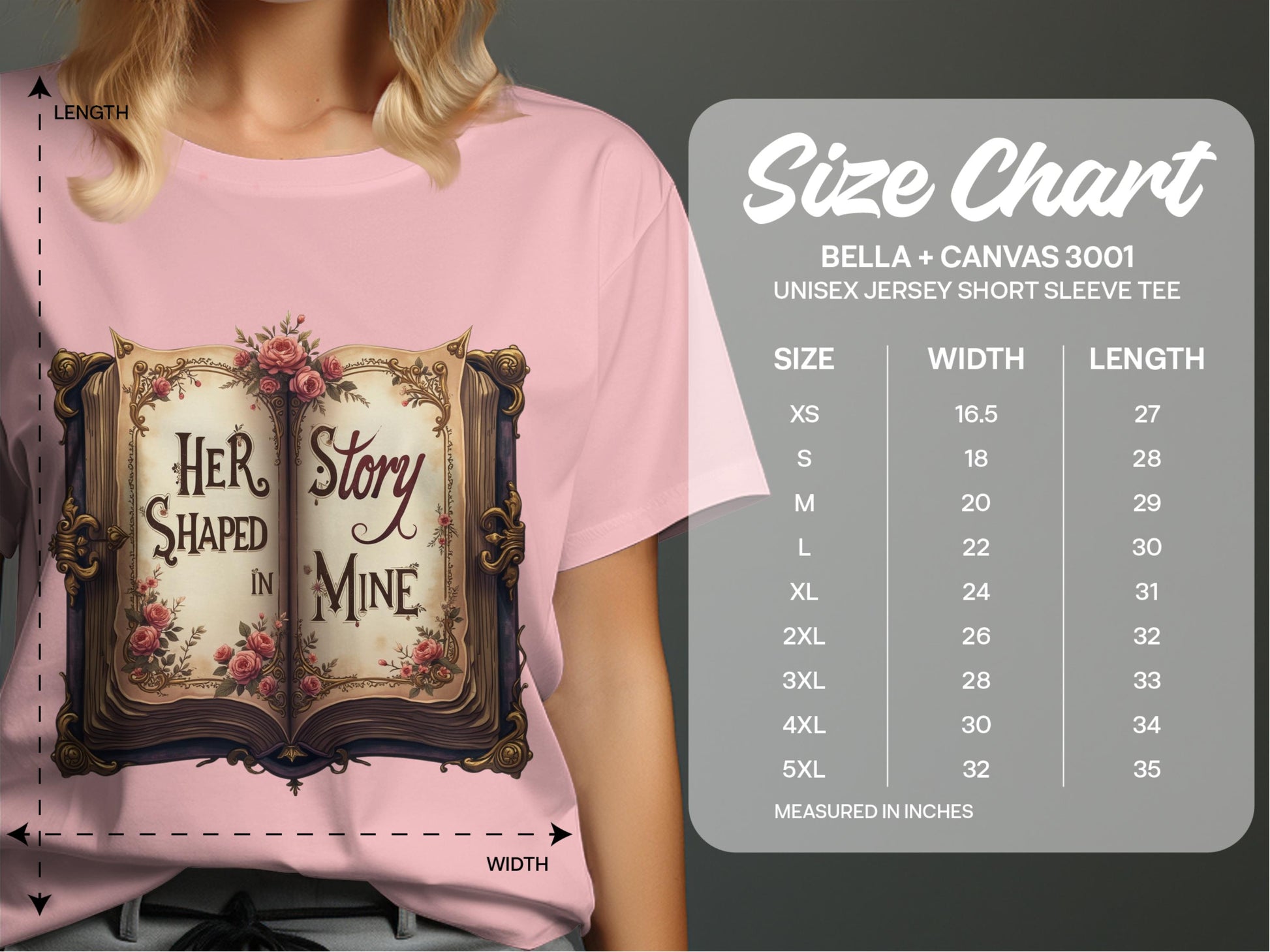 Her Shaped Story in Mine Unisex Short Sleeve Product