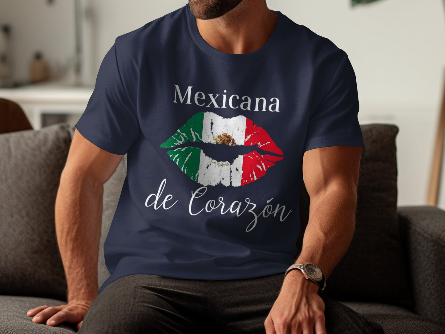 Mexicana de Corazon Lip Graphic T-Shirt product