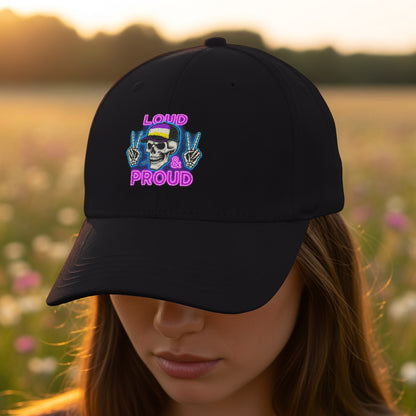 Loud And Proud Cap with Vibrant Skull Design product
