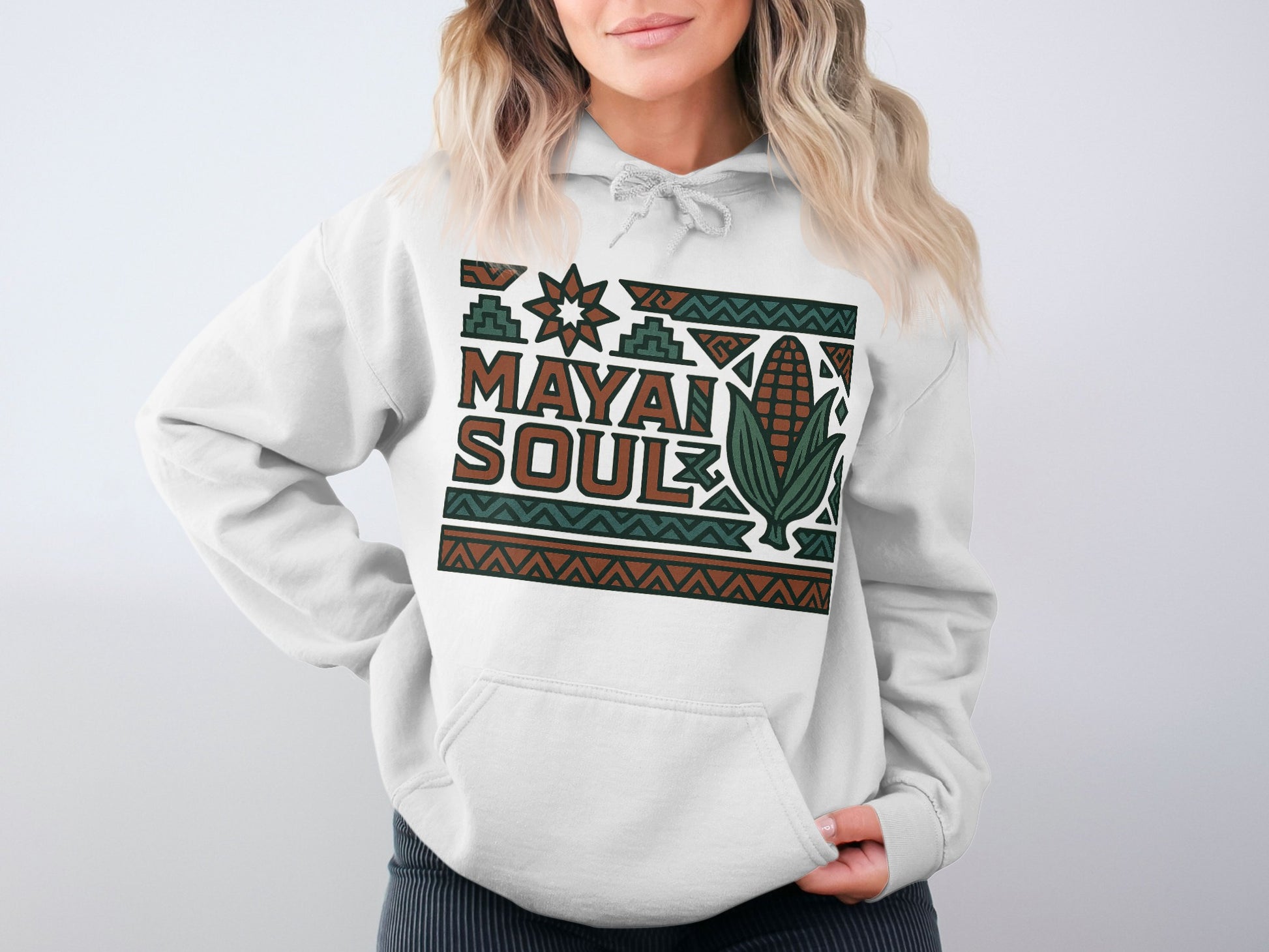 Stylish Mayan Soul Casual Hoodie for Daily Wear product