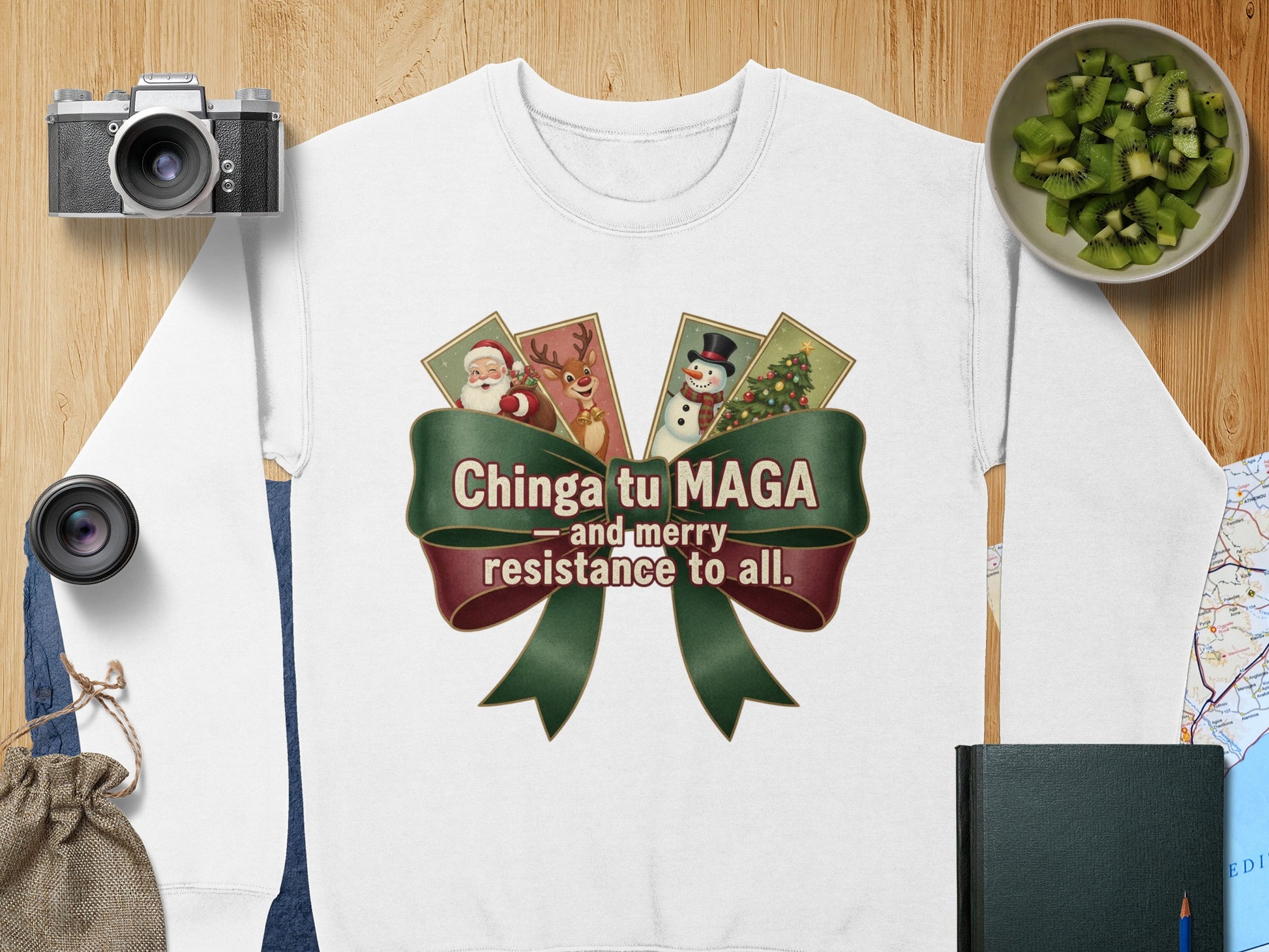 Chinga tu MAGA Merry Resistance Sweatshirt