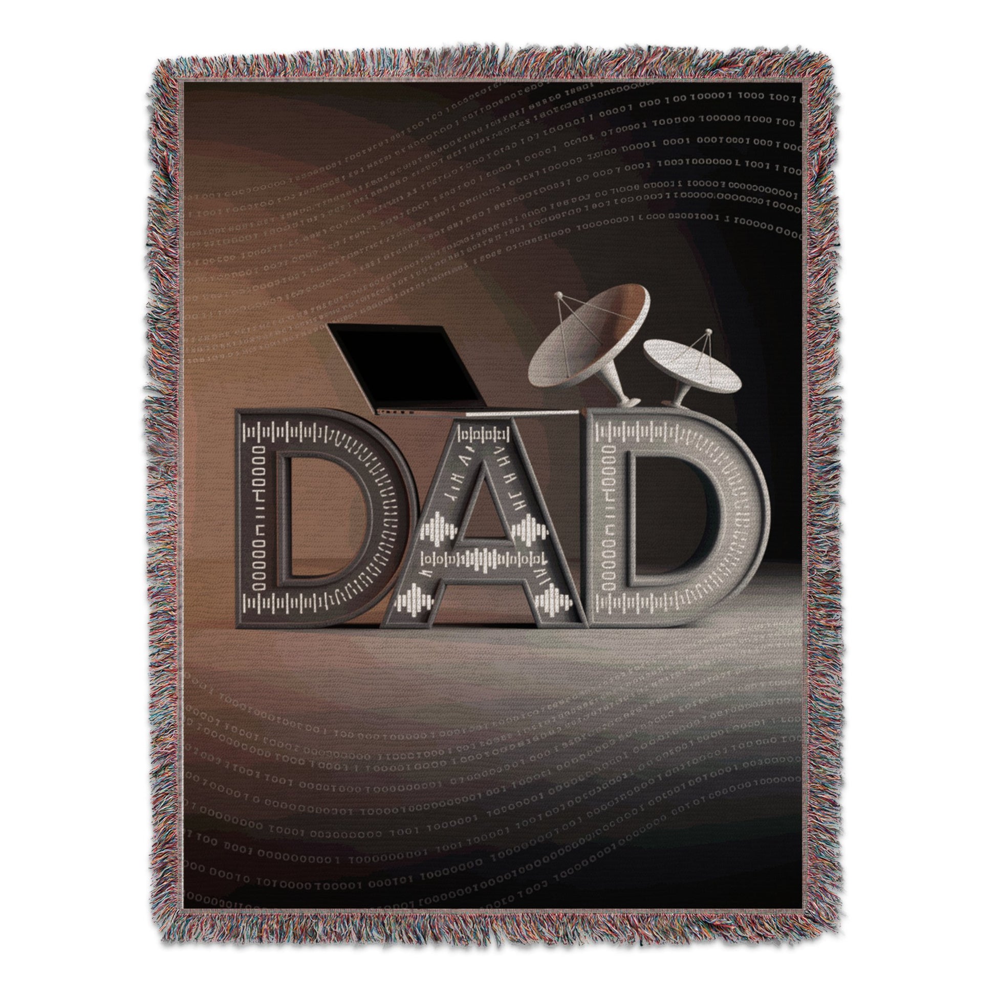 Unique Dad Tech Inspired Father's Day Gift Blanket product