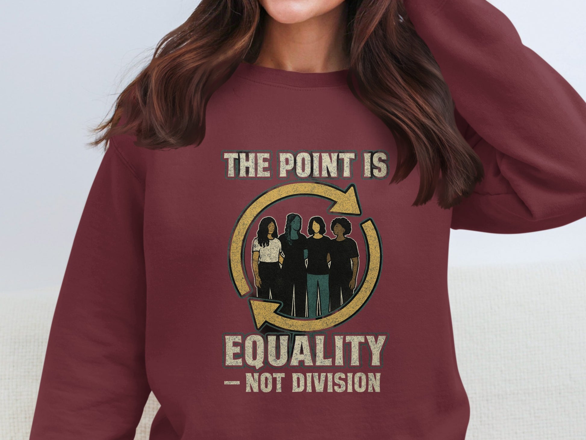 The Point Is Equality Not Division Sweatshirt product