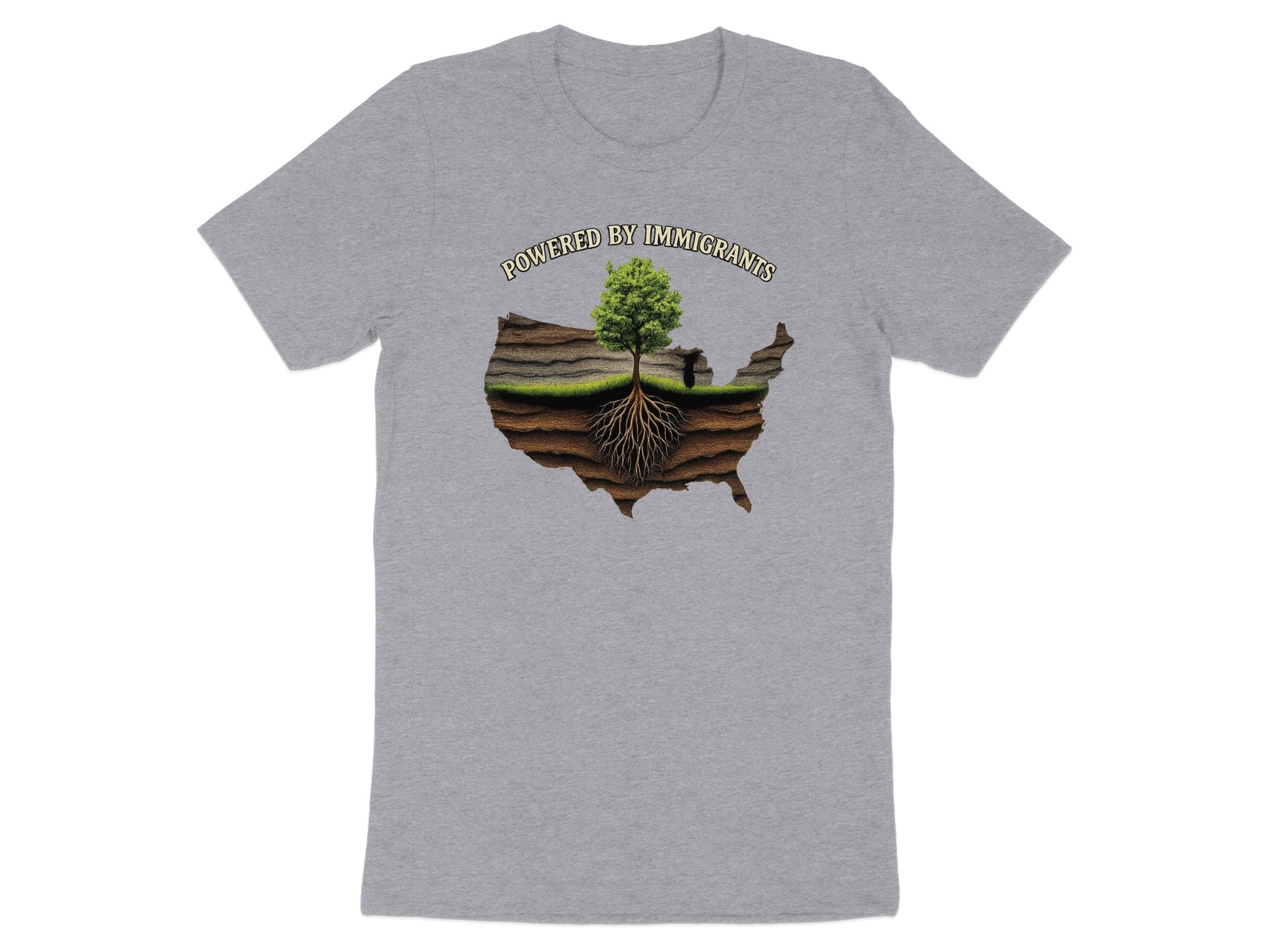 Powered By Immigrants Graphic T-Shirt product type