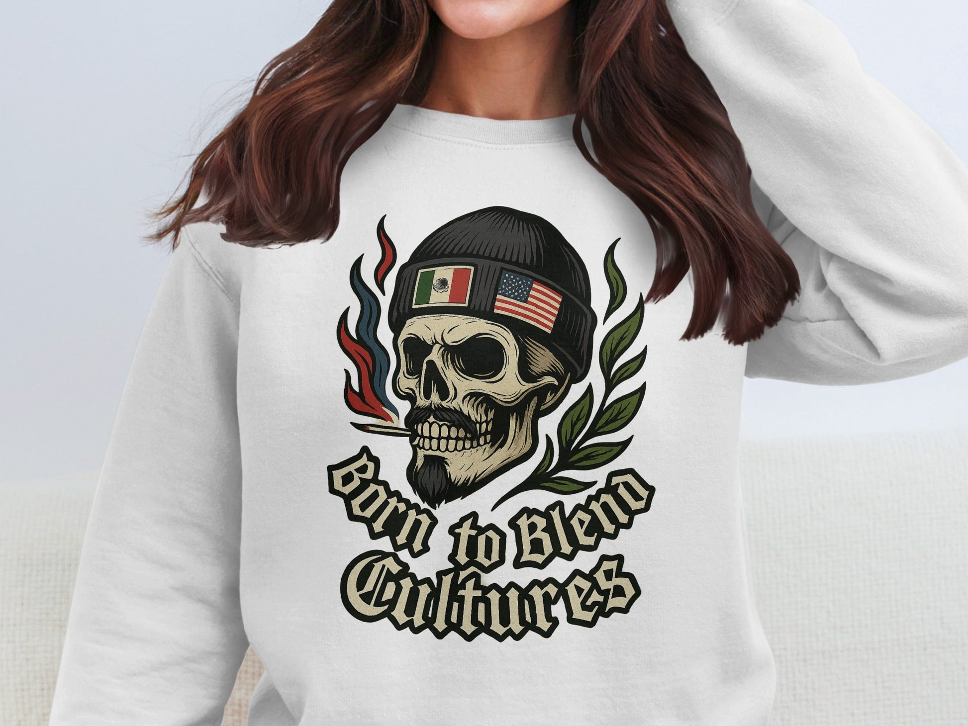 Born to Blend Cultures Graphic Sweatshirt product