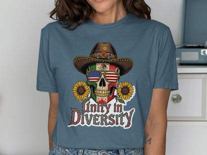 Unity in Diversity Skull Graphic T-Shirt product