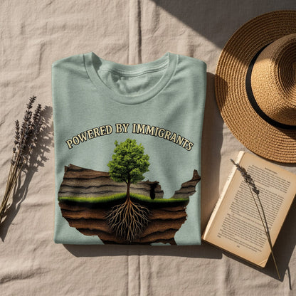 Powered By Immigrants Graphic T-Shirt product