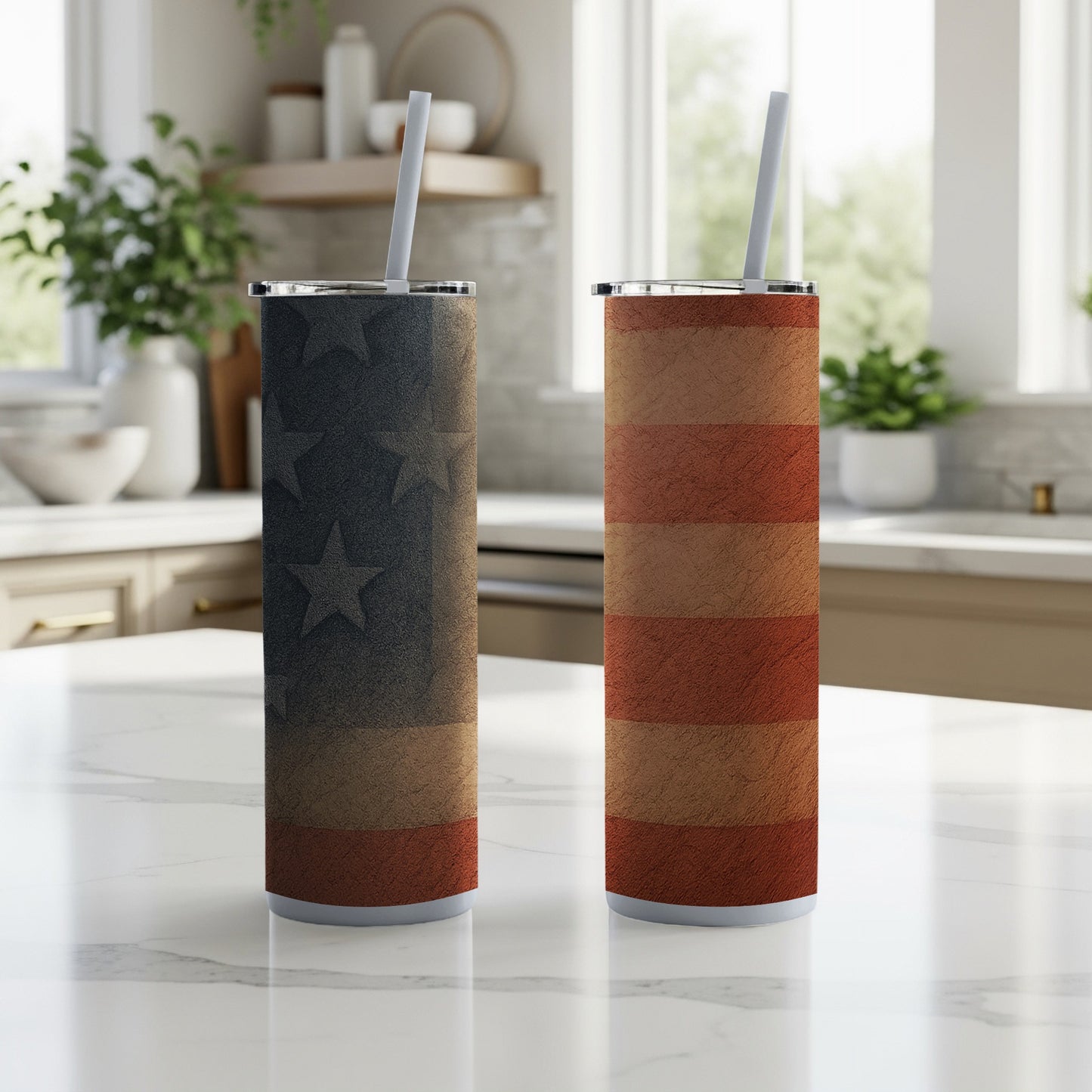 American Flag Patriotic Tumbler Double Walled product type